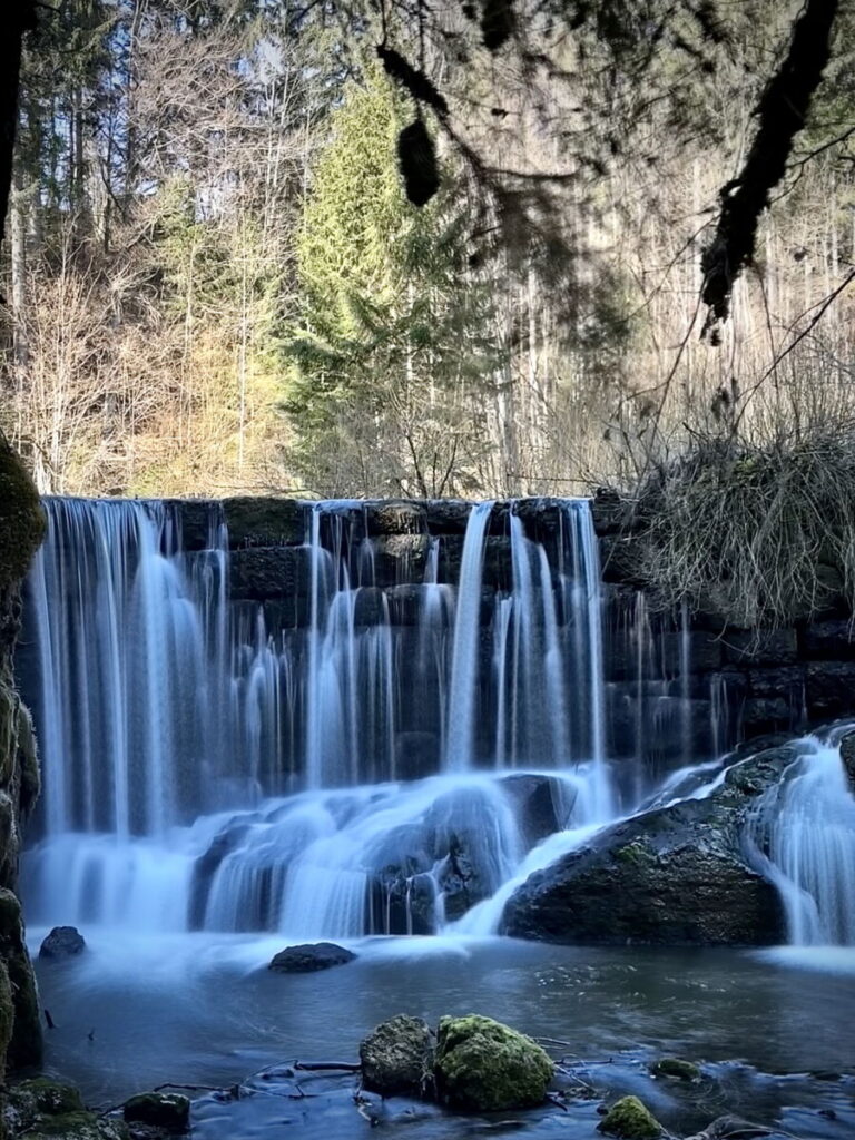 Der Geratser Wasserfall im Allgäu