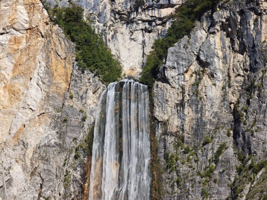 Boka Wasserfall - der größte Wasserfall in Slowenien